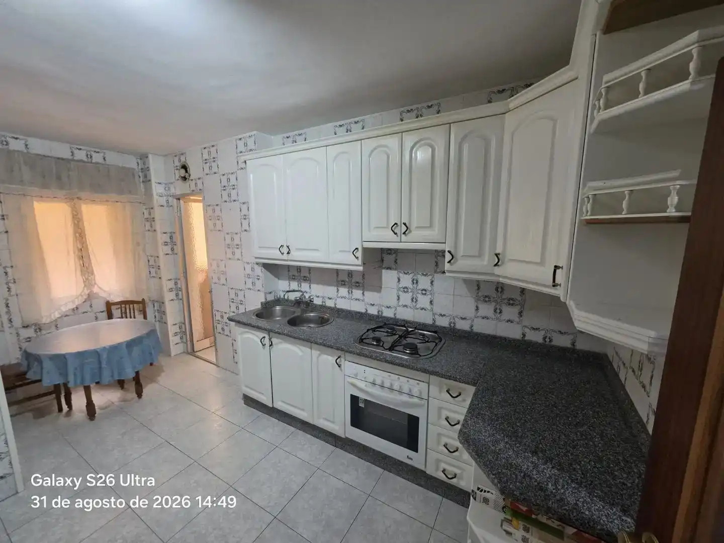 Küche von Wohnung zur Miete in Cáceres mit Privatgarten, Möbliert und Balkon