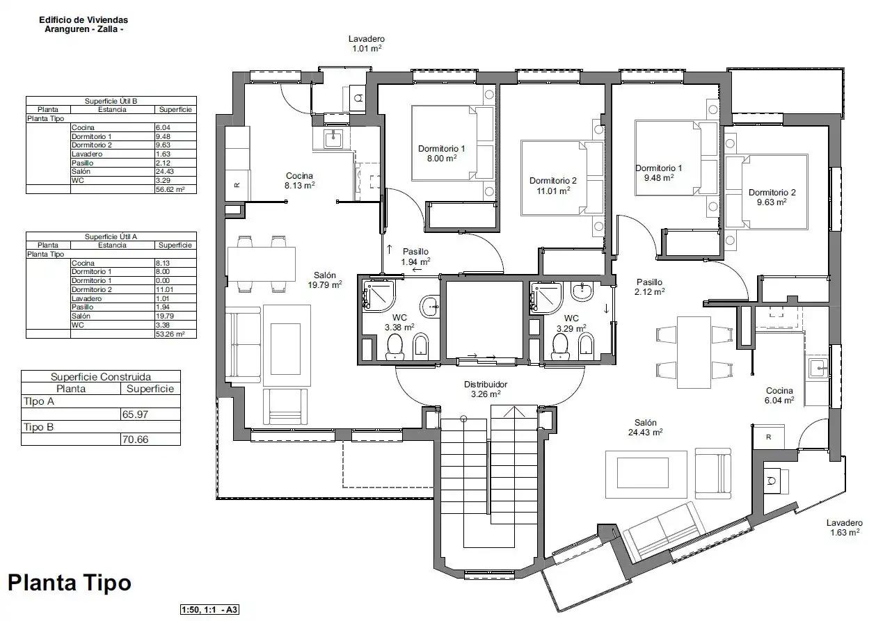Flat for sale in Zalla   with Terrace and Storage room