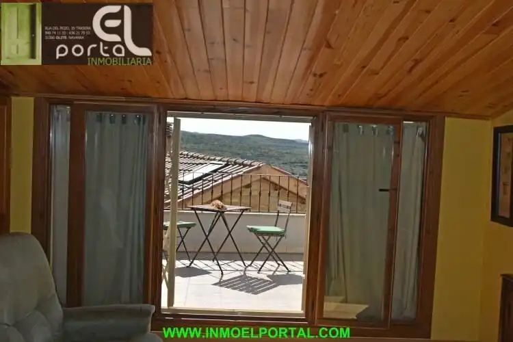 Terraza de Finca rústica en venta en San Martín de Unx con Calefacción