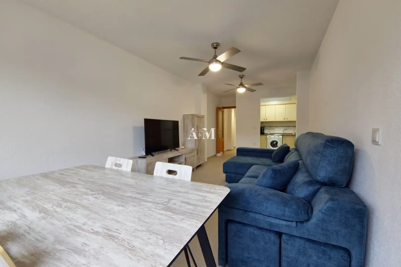 Living room of Apartments for rent in Guardamar del Segura  with Heating, Terrace and Furnished