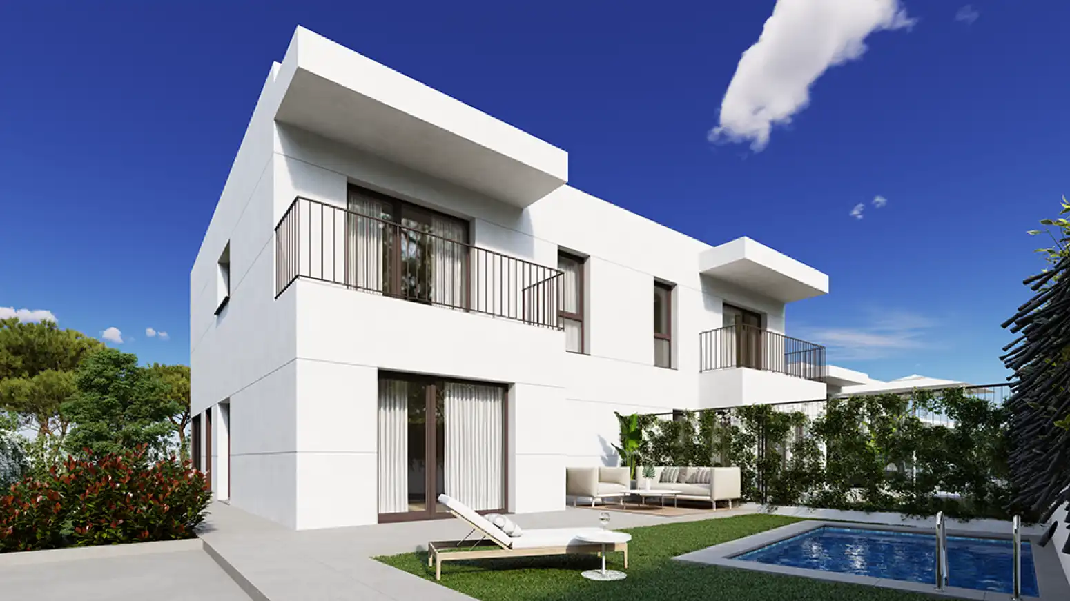 Vista exterior de Casa adosada en venta en Calafell con Aire acondicionado, Jardín privado y Parquet