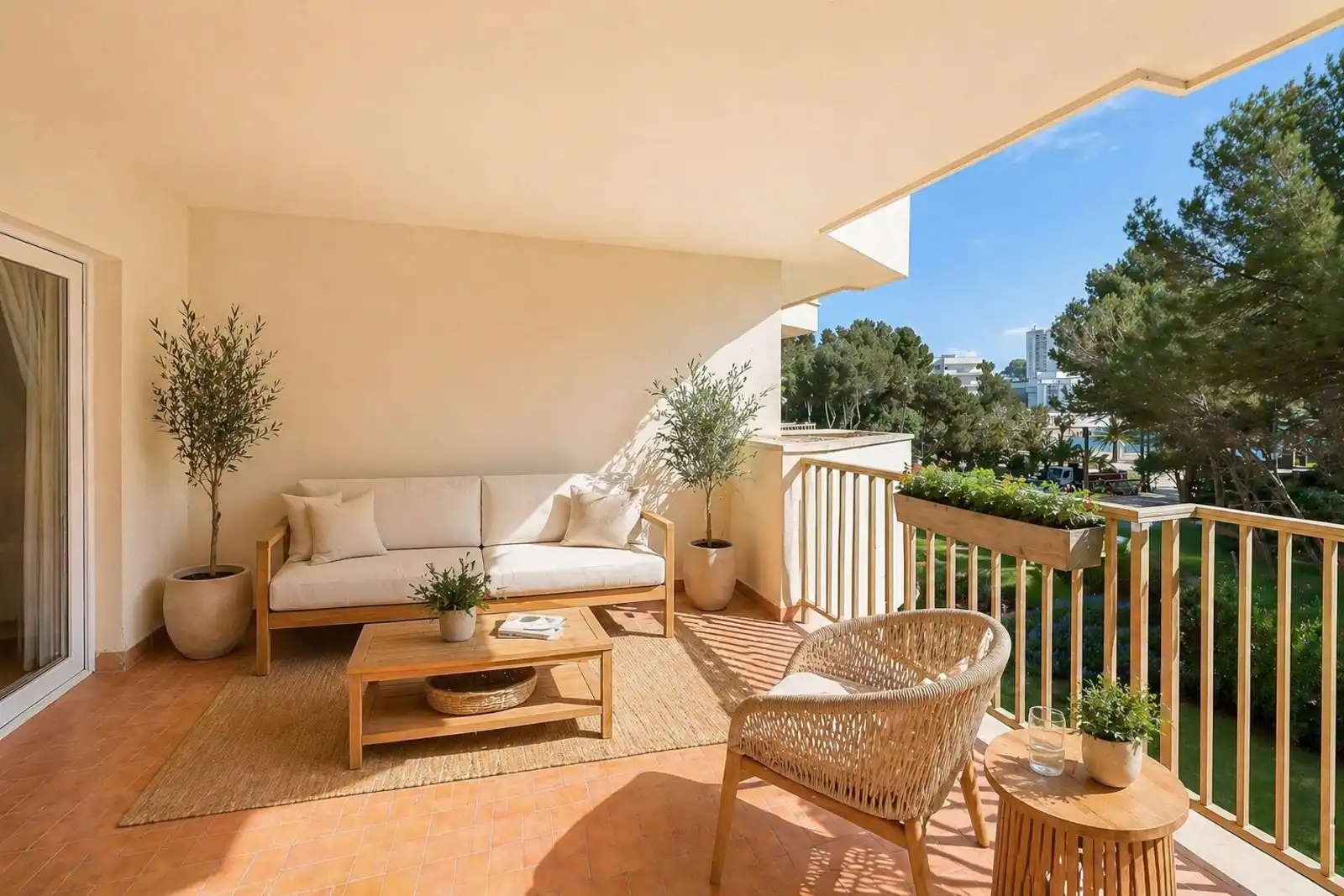 Terrace of Apartments for sale in Calvià  with Air Conditioner, Heating and Private garden