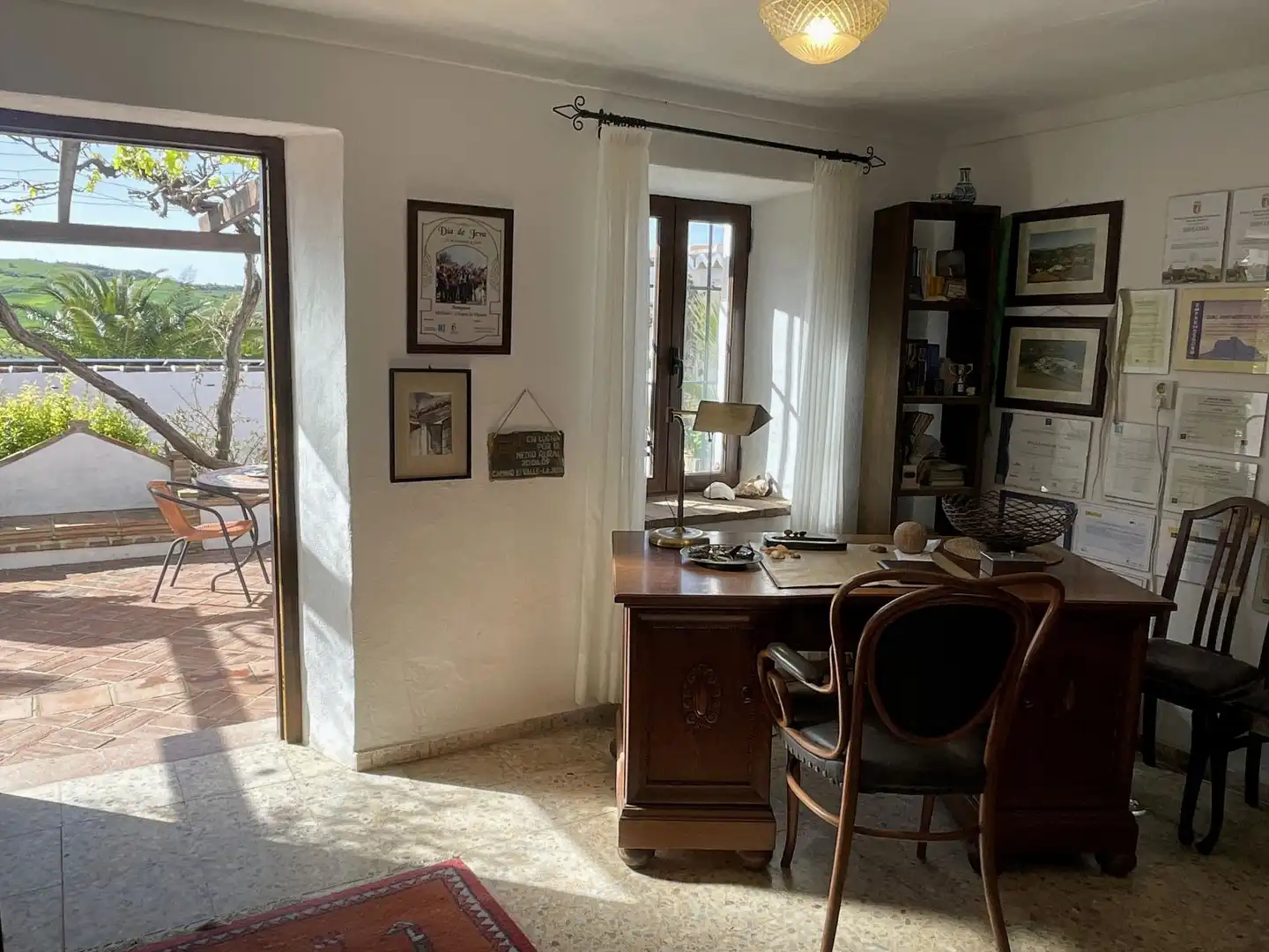 Esszimmer von Country house zum Verkauf in Villanueva de la Concepción mit Klimaanlage, Heizung und Privatgarten