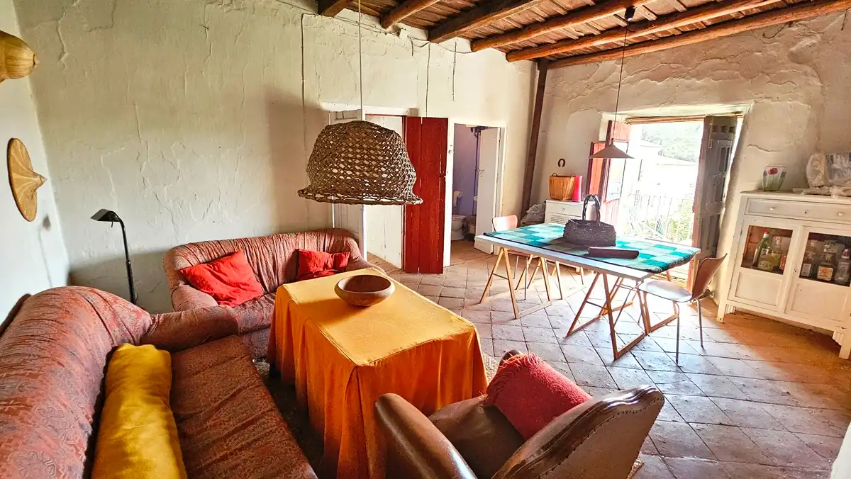 Living room of Houses for sale in Alájar  with Storage room and Balcony