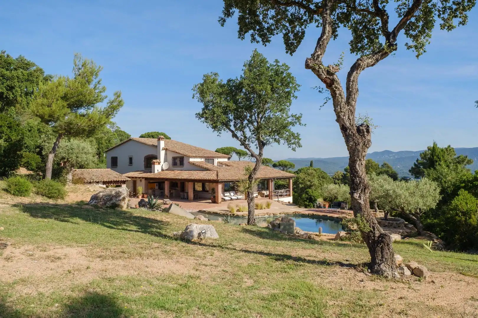 Garden of Houses for sale in Santa Cristina d'Aro  with Air Conditioner, Heating and Storage room