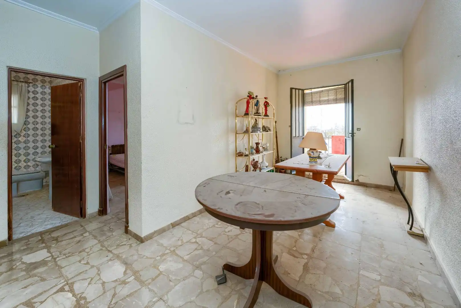 Dining room of Houses for sale in Sanlúcar la Mayor  with Air Conditioner, Private garden and Terrace