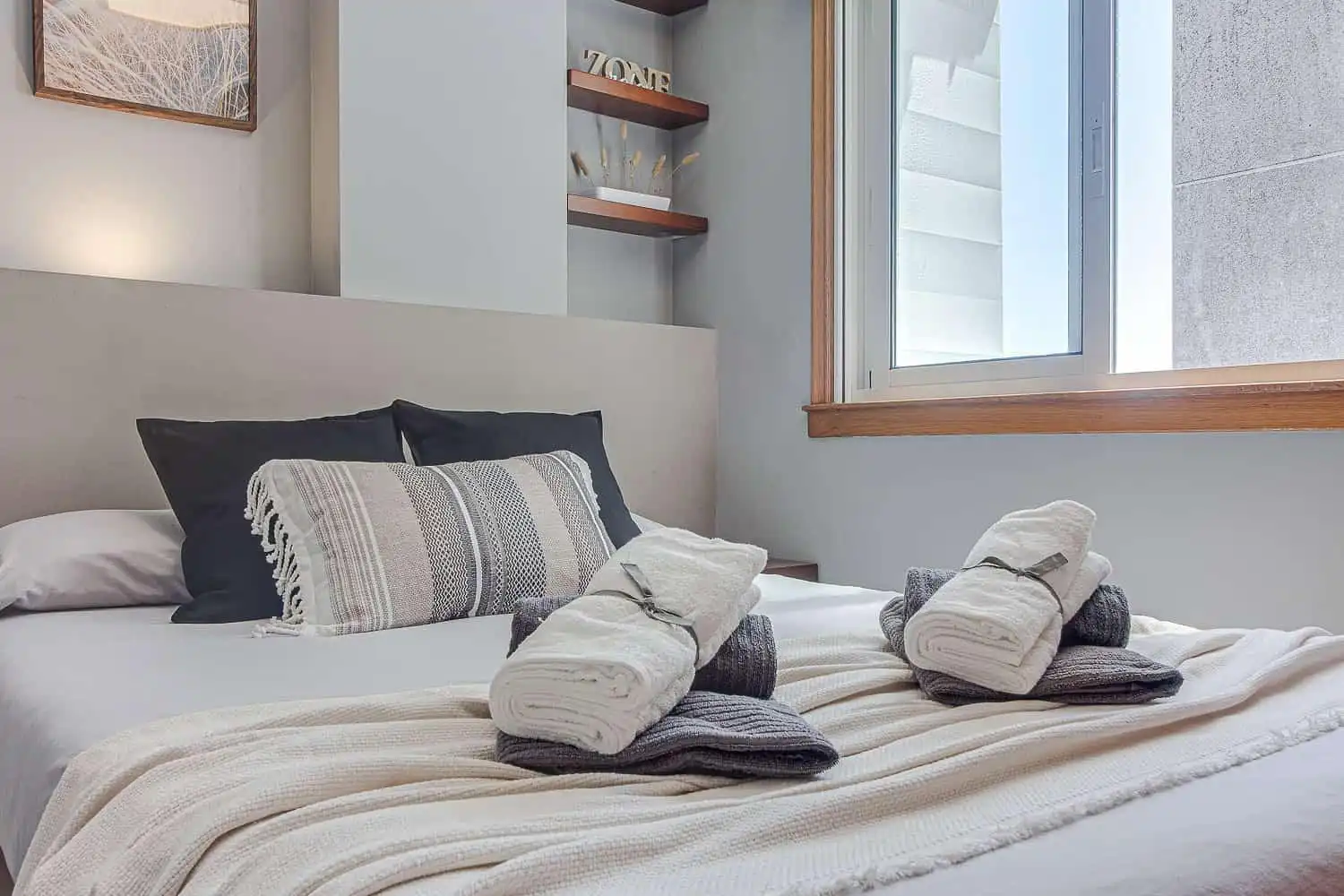 Bedroom of Flat for sale in A Coruña Capital   with Air Conditioner and Storage room