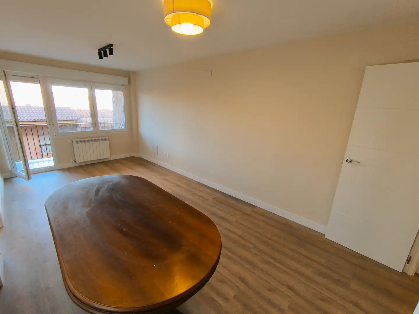 Dining room of Flat for rent in Palencia  with Heating, Parquet flooring and Terrace