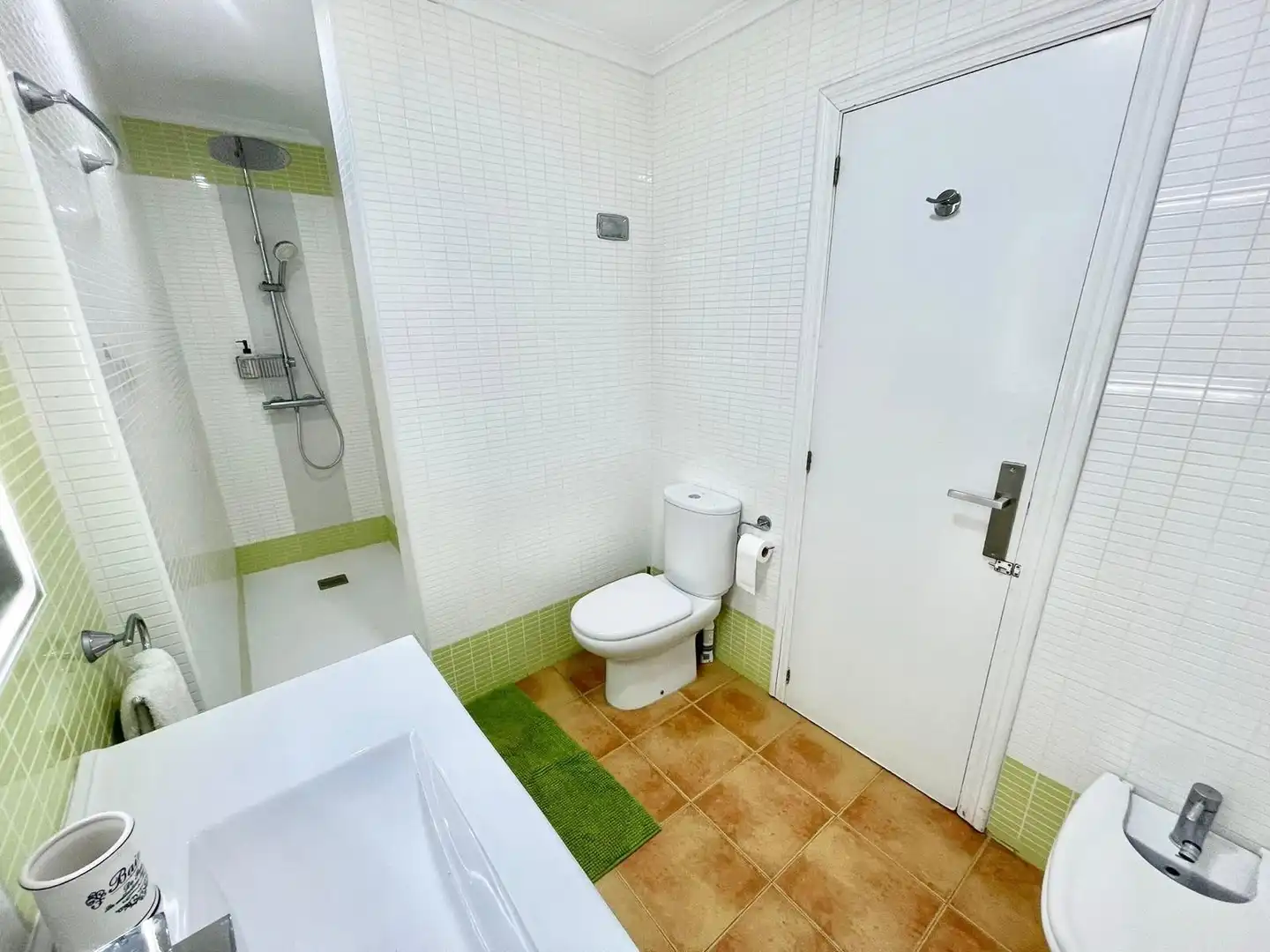 Badezimmer von Haus oder Chalet zur Miete in La Manga del Mar Menor mit Klimaanlage, Heizung und Terrasse