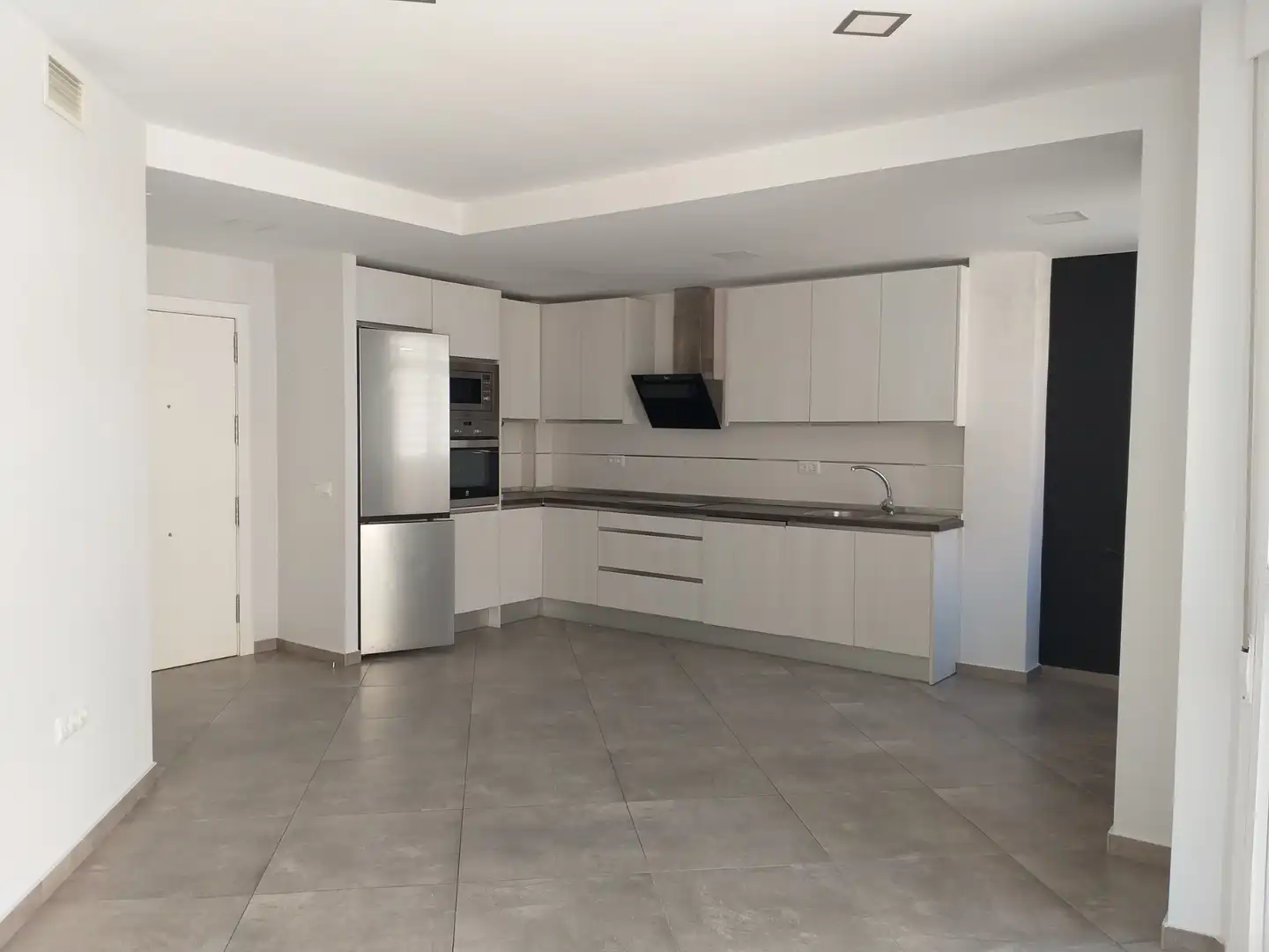 Cocina de Piso de alquiler en Málaga Capital con Terraza