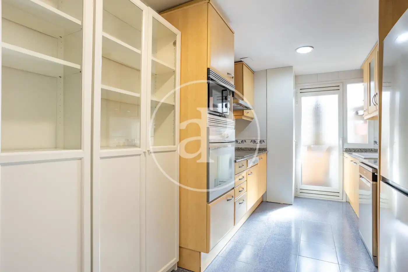 Küche von Wohnung zur Miete in Valencia mit Klimaanlage, Heizung und Privatgarten