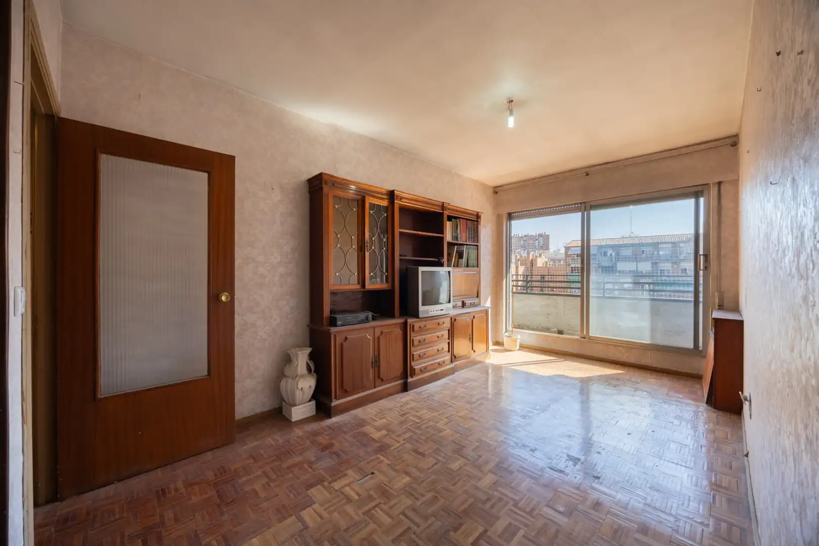 Wohnzimmer von Wohnung zum Verkauf in Madrid mit Heizung und Terrasse