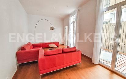 Sala d'estar de Apartament de lloguer en  Barcelona Capital