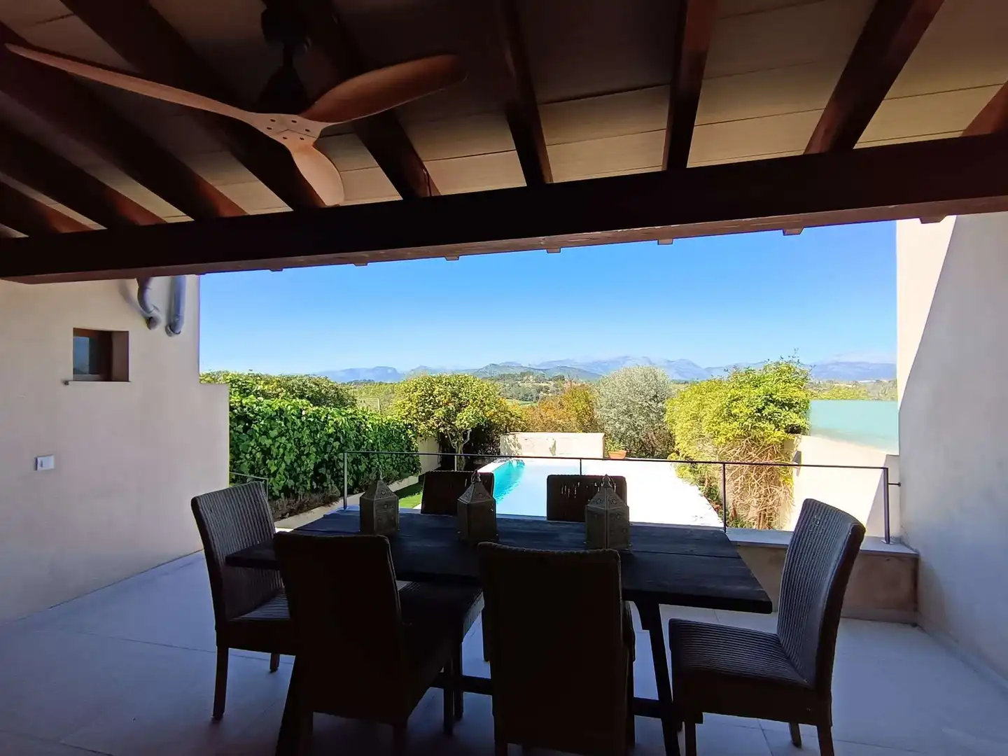 Terrace of Houses for sale in Llubí  with Heating, Terrace and Furnished