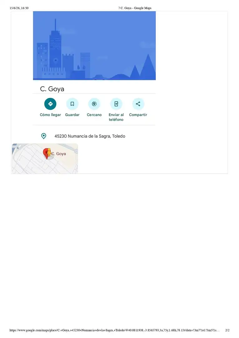 Residential land for sale in Numancia de la Sagra, imagen 2
