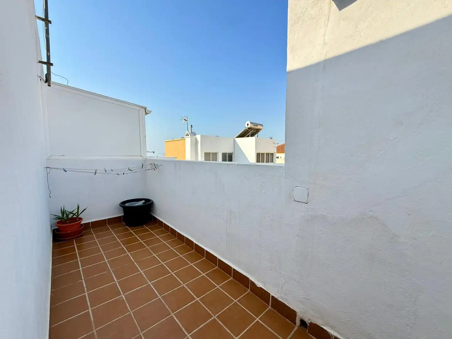 Terrace of Detached homes for sale in Roquetas de Mar  with Air Conditioner, Balcony and Community pool