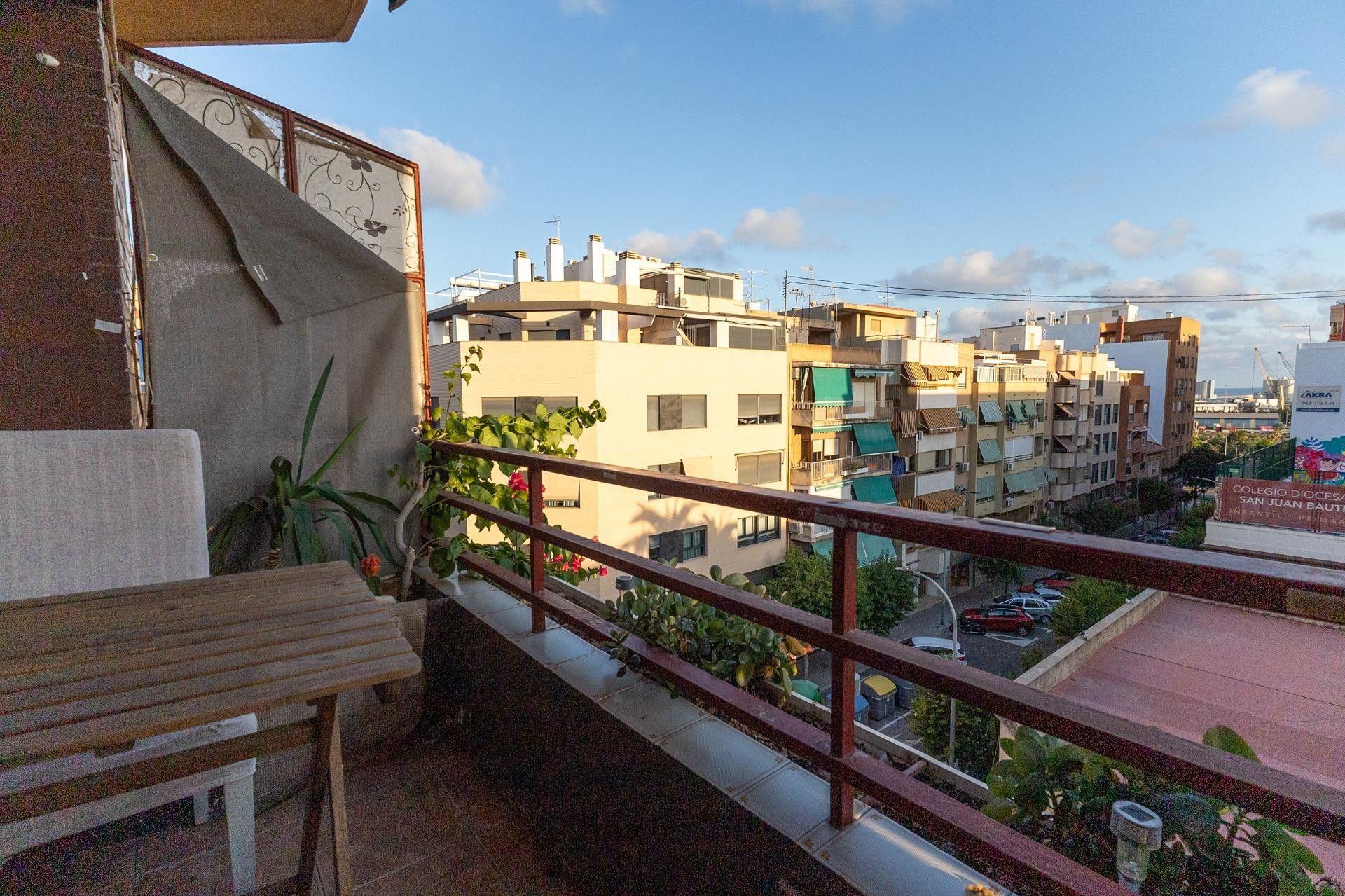 Balcony of Flat for sale in Alicante / Alacant  with Air Conditioner and Terrace