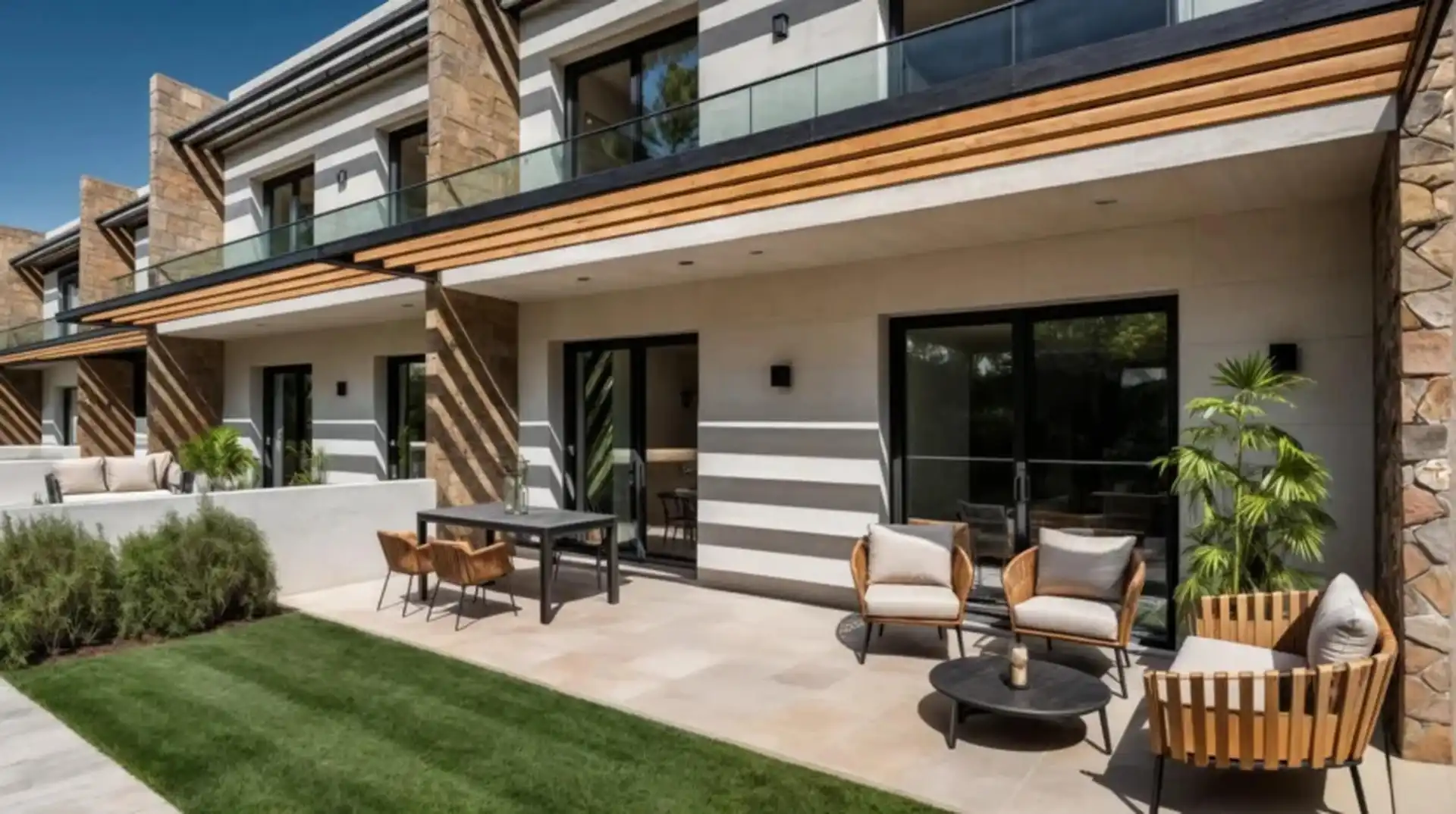 Terrasse von Wohnung zum Verkauf in L'Ametlla de Mar  mit Klimaanlage, Heizung und Privatgarten