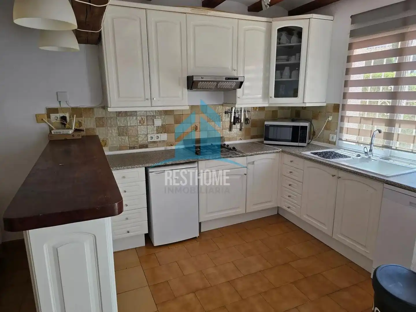 Cocina de Casa adosada en venta en Moraira con Aire acondicionado, Jardín privado y Terraza
