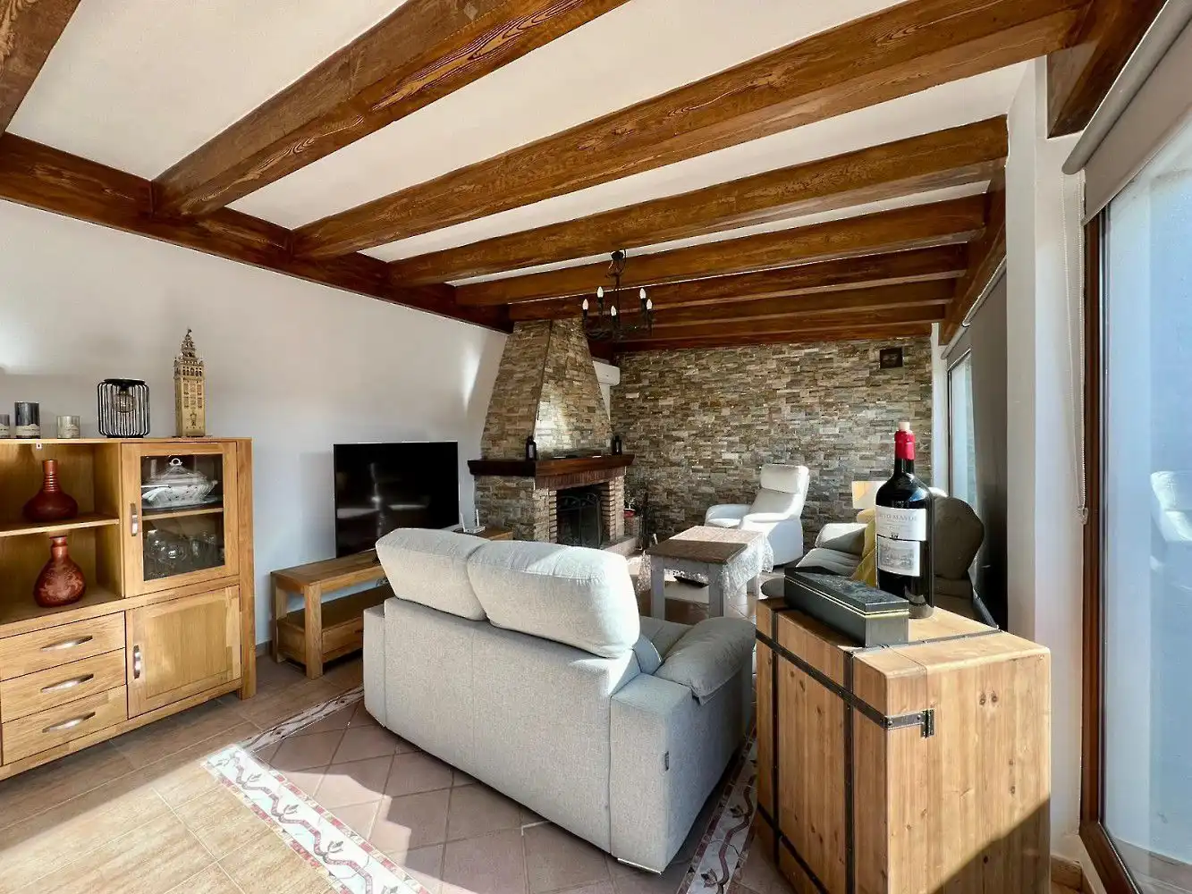 Sala de estar de Casa o chalet en venta en Chiclana de la Frontera con Terraza y Trastero