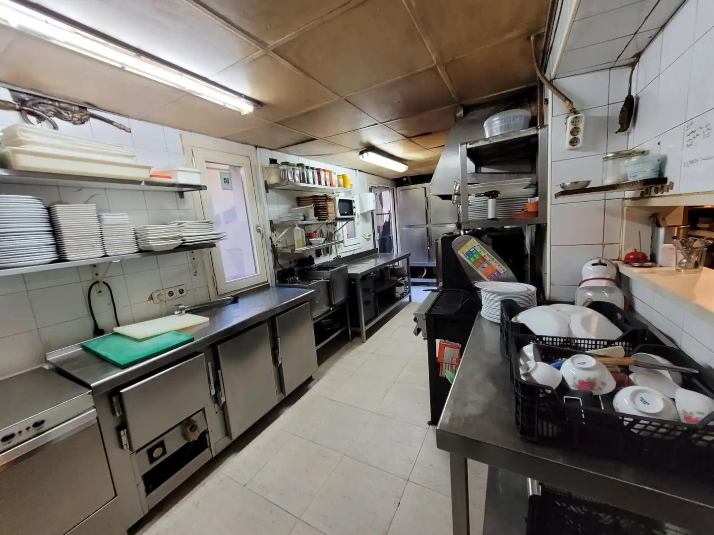 Cocina de Local en traspaso en Barcelona con Aire acondicionado, Calefacción y Amueblado