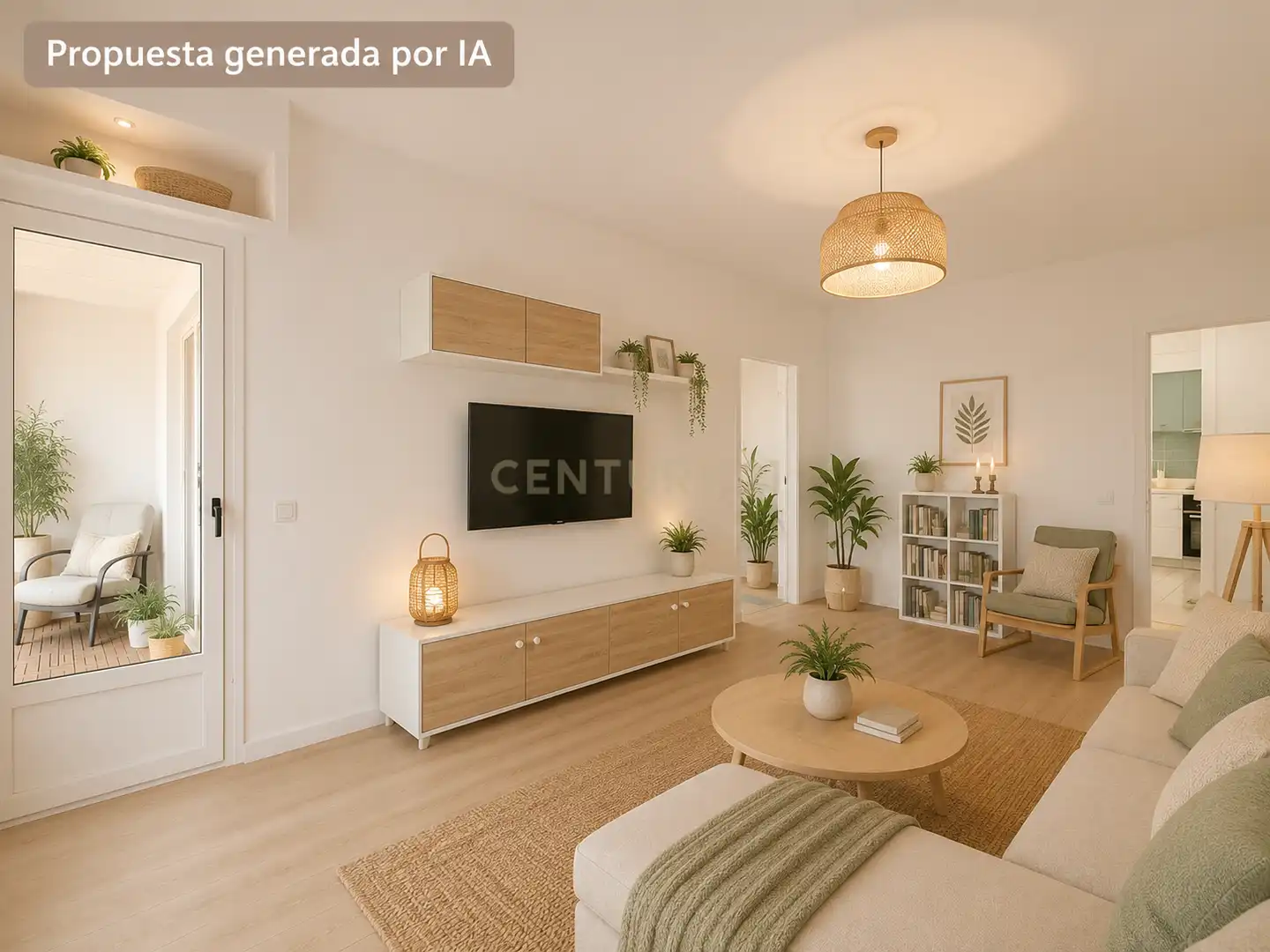 Sala d'estar de Apartament en venda en Albatera amb Aire condicionat i Balcó