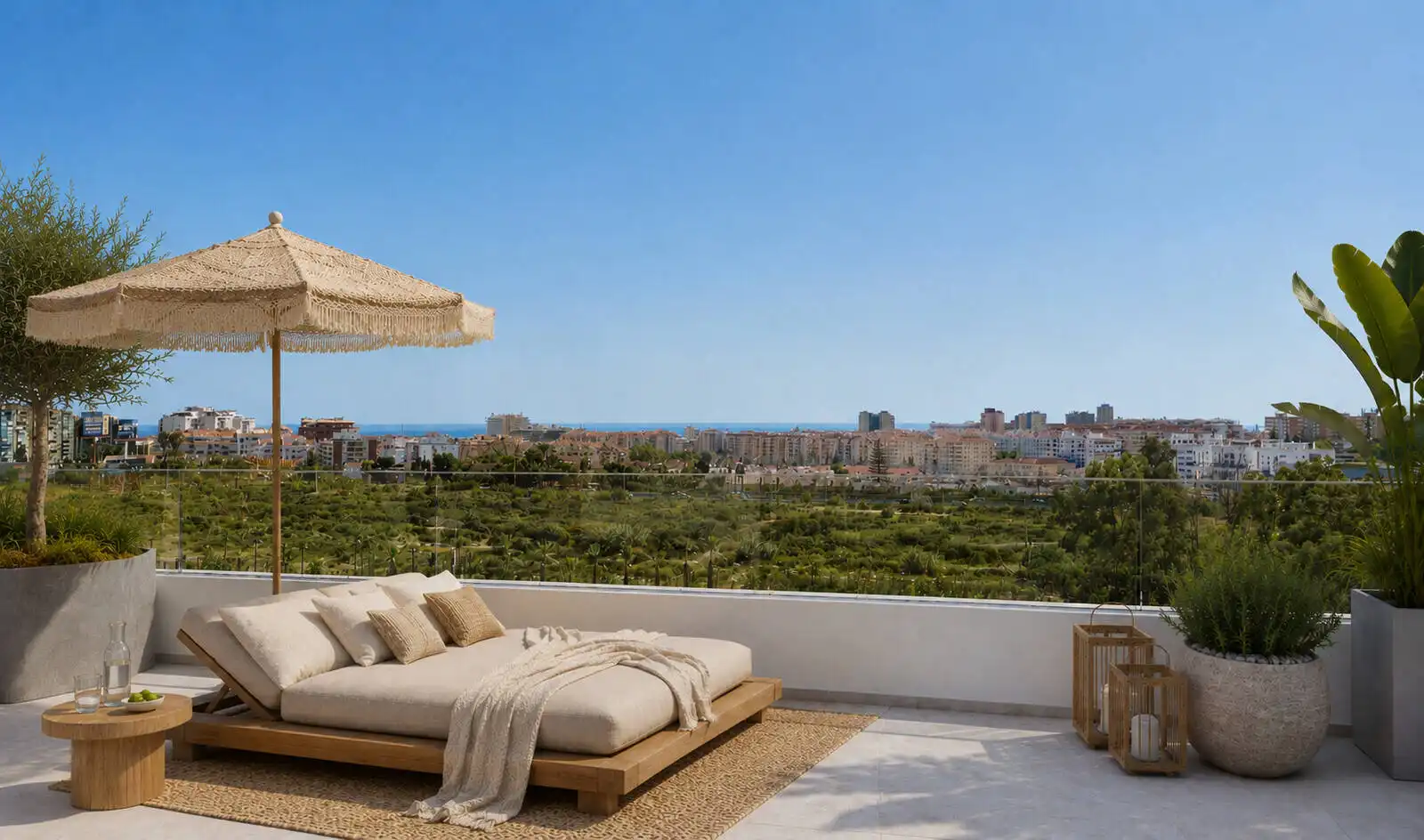 Terraza de Apartamento en venta en Fuengirola con Aire acondicionado, Terraza y Trastero