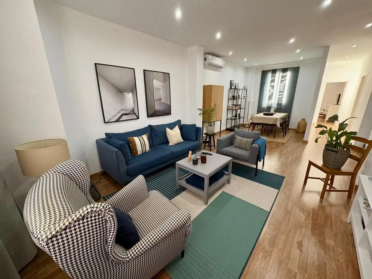 Living room of Flat for rent in Santa Cruz de Tenerife  with Air Conditioner and Furnished