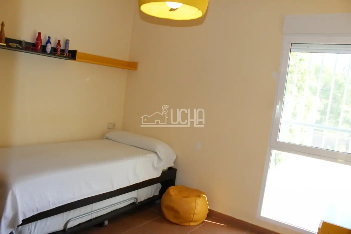 Habitación de Casa adosada de alquiler en Bétera con Aire acondicionado, Calefacción y Jardín privado