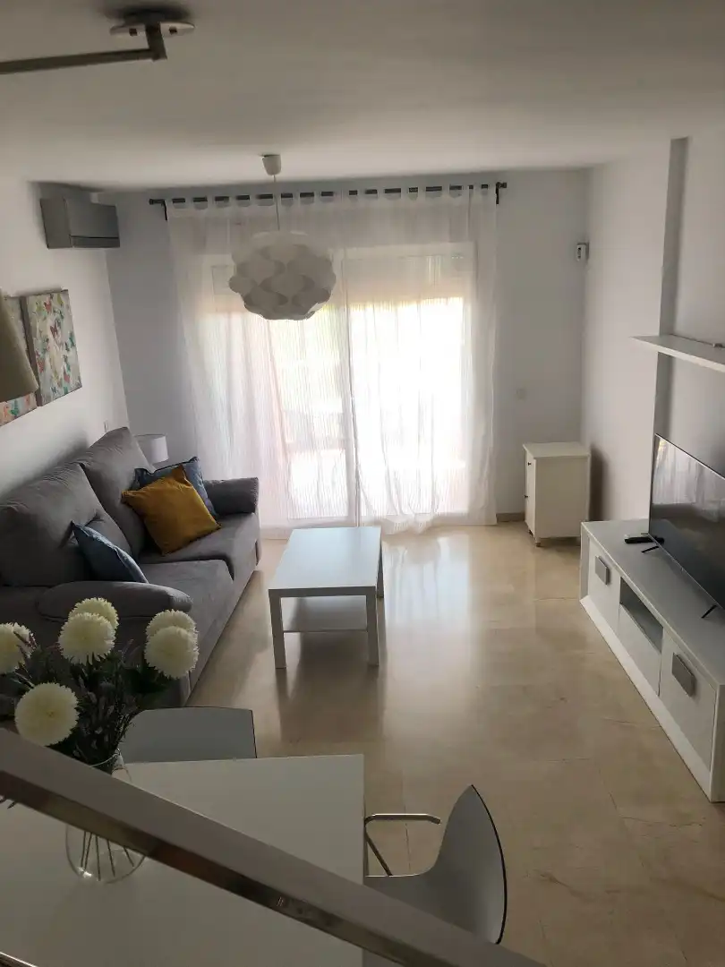 Wohnzimmer von Maisonette zur Miete in Fuengirola mit Klimaanlage, Möbliert und Ofen
