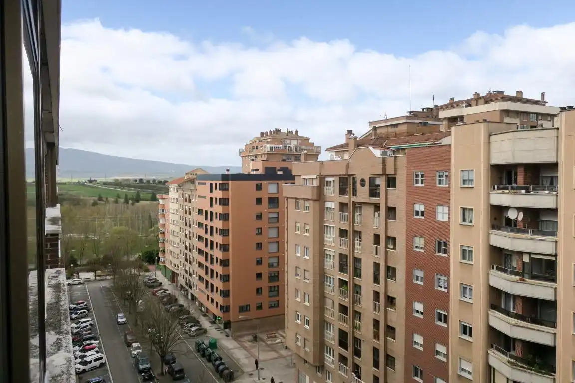Exterior view of Flat for sale in  Pamplona / Iruña  with Heating and Parquet flooring