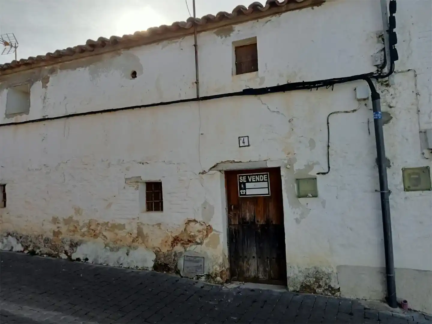 Vista exterior de Casa adosada en venta en Hontanar con Jardín privado