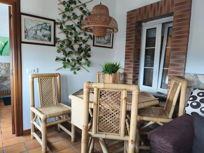 Dining room of Attic for sale in Pravia  with Heating, Terrace and Furnished