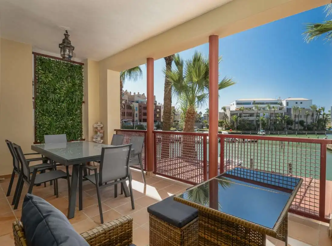 Terrace of Flat for rent in Sotogrande  with Air Conditioner, Heating and Terrace