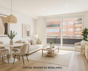 Sala d'estar de Pis en venda en Sabadell amb Aire condicionat, Parquet i Terrassa
