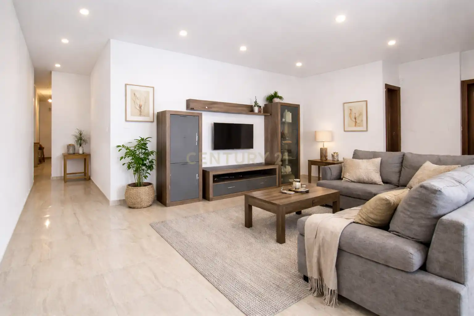 Sala de estar de Apartamento en venta en Álora