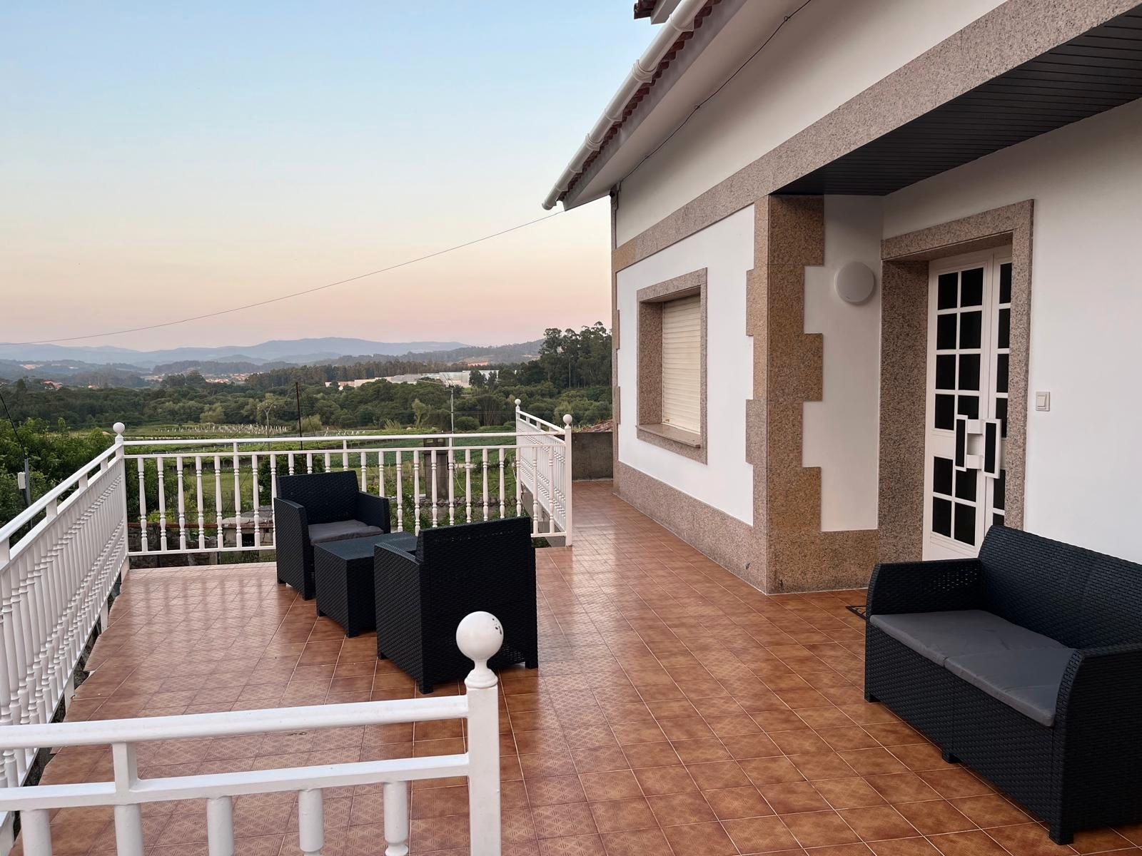 Terrassa de Casa o xalet de lloguer en Vilanova de Arousa amb Terrassa, Moblat i Forn