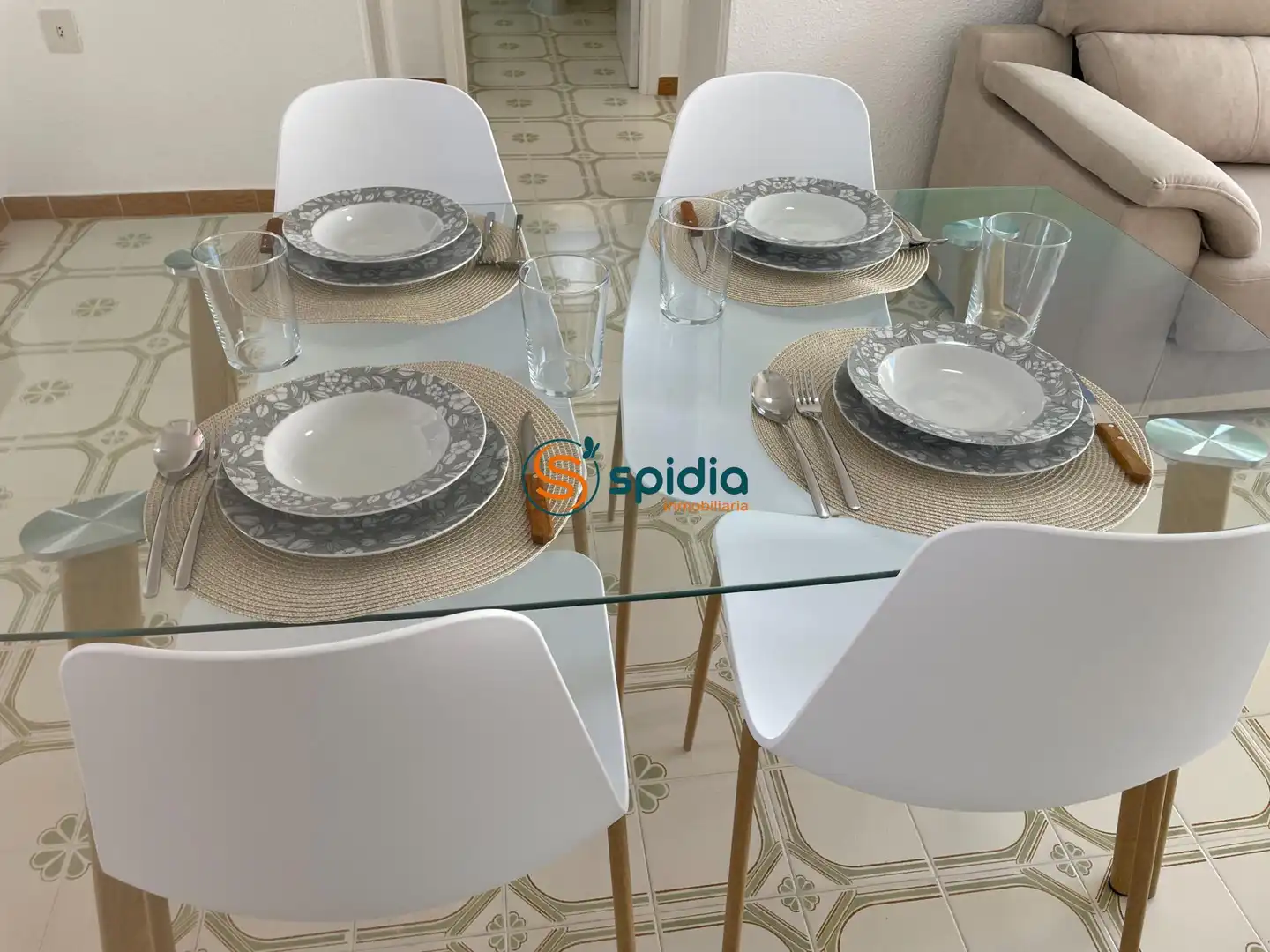 Comedor de Apartamento de alquiler en Águilas con Balcón