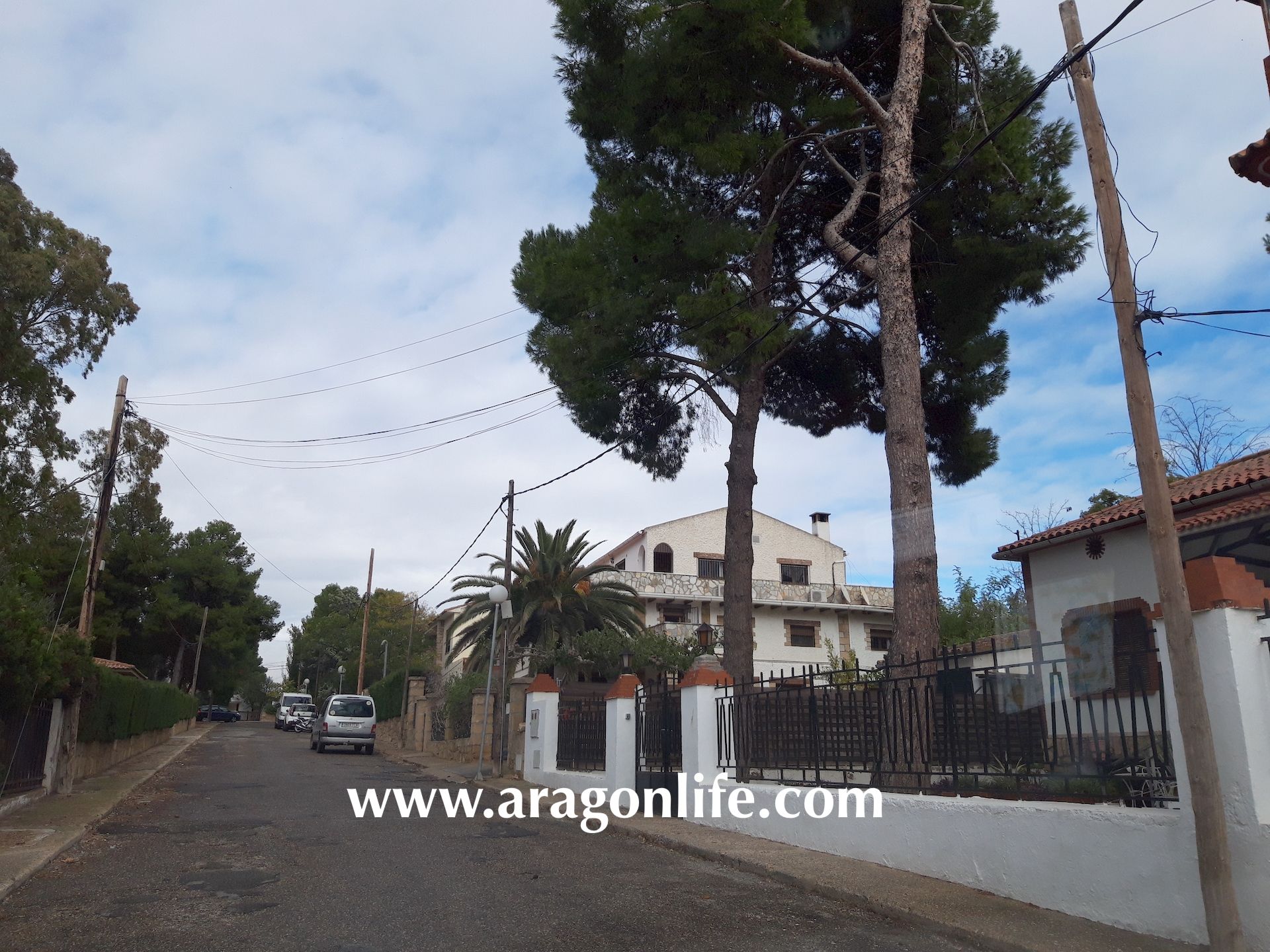 Exterior view of House or chalet for sale in Caspe  with Air Conditioner, Heating and Private garden