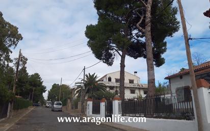 Exterior view of House or chalet for sale in Caspe  with Air Conditioner, Heating and Private garden