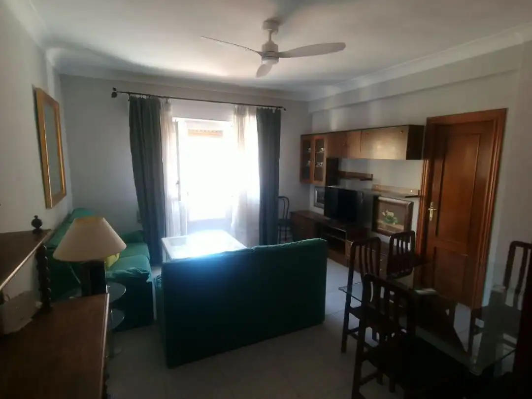 Sala de estar de Piso para compartir en Madrid con Calefacción, Terraza y Amueblado