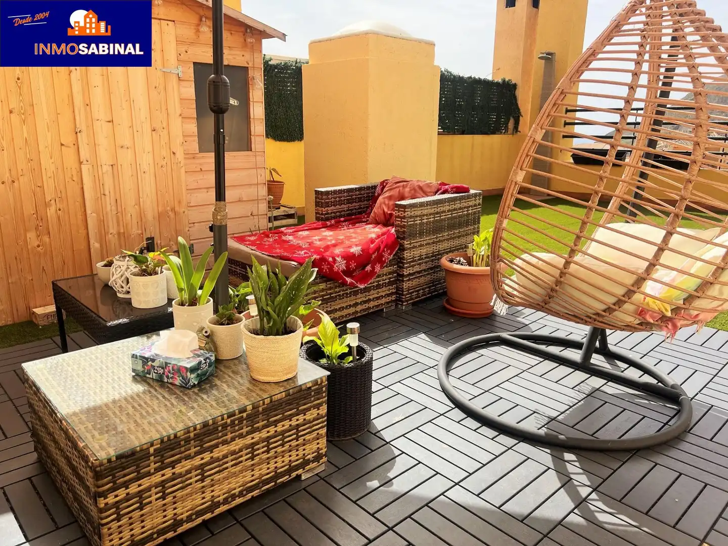 Terraza de Casa adosada en venta en Vícar con Aire acondicionado, Calefacción y Terraza
