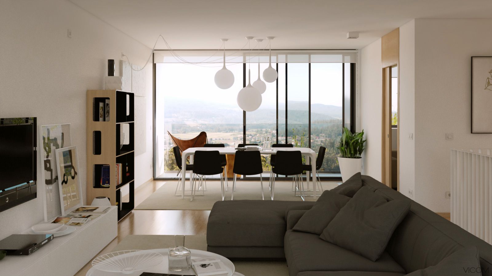 Living room of House or chalet for sale in Santiago de Compostela   with Heating, Private garden and Balcony