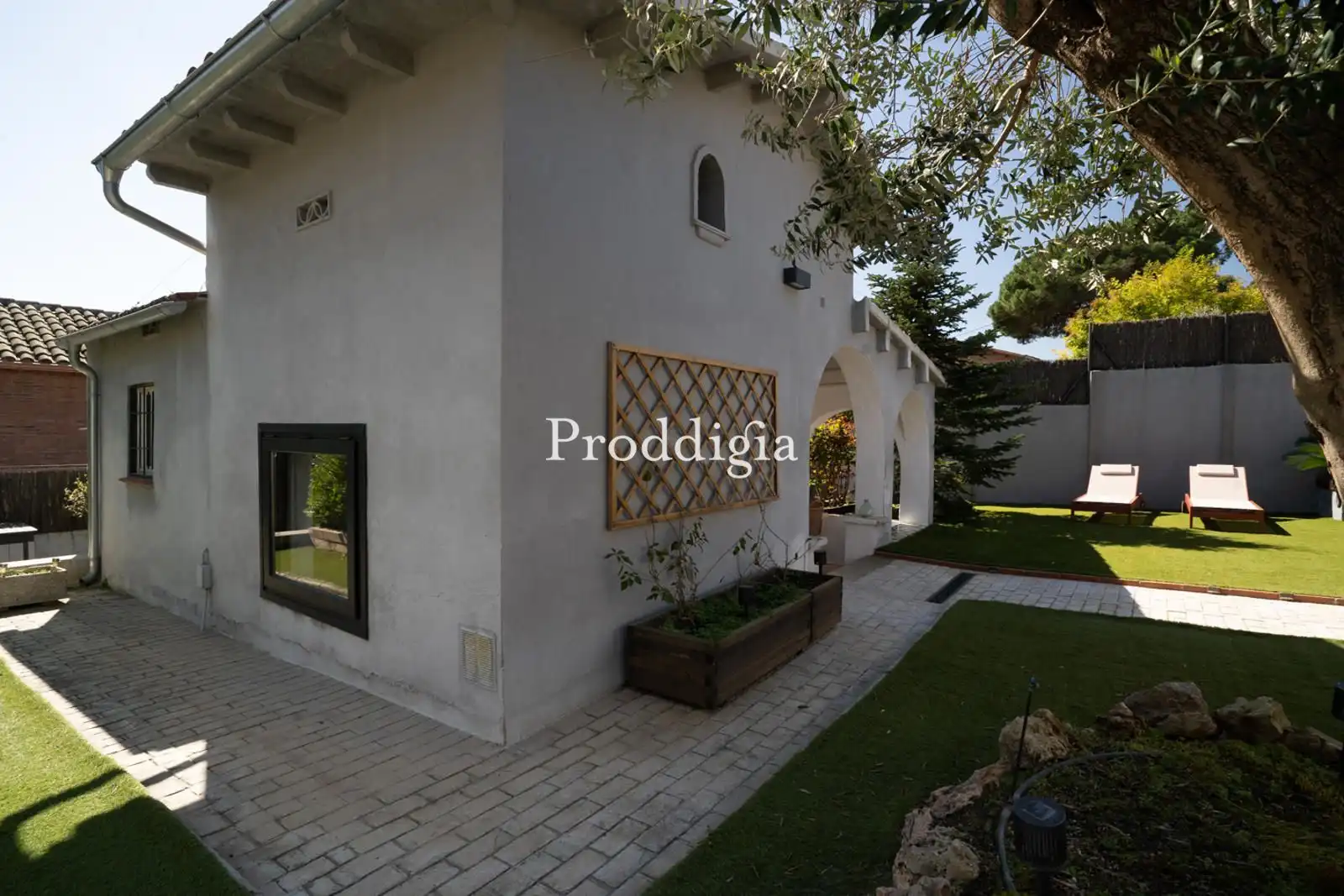 Garten von Haus oder Chalet zur Miete in Sant Cugat del Vallès mit Heizung, Terrasse und Schwimmbad