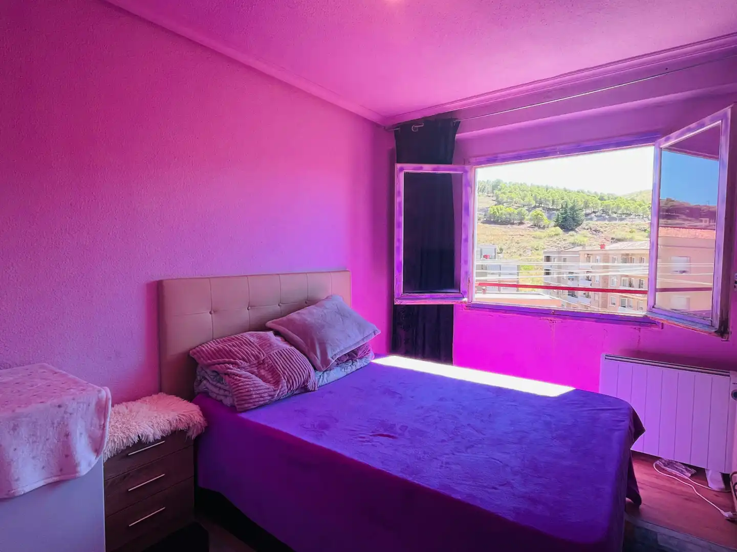 Bedroom of Flat for sale in Illueca  with Air Conditioner, Heating and Parquet flooring