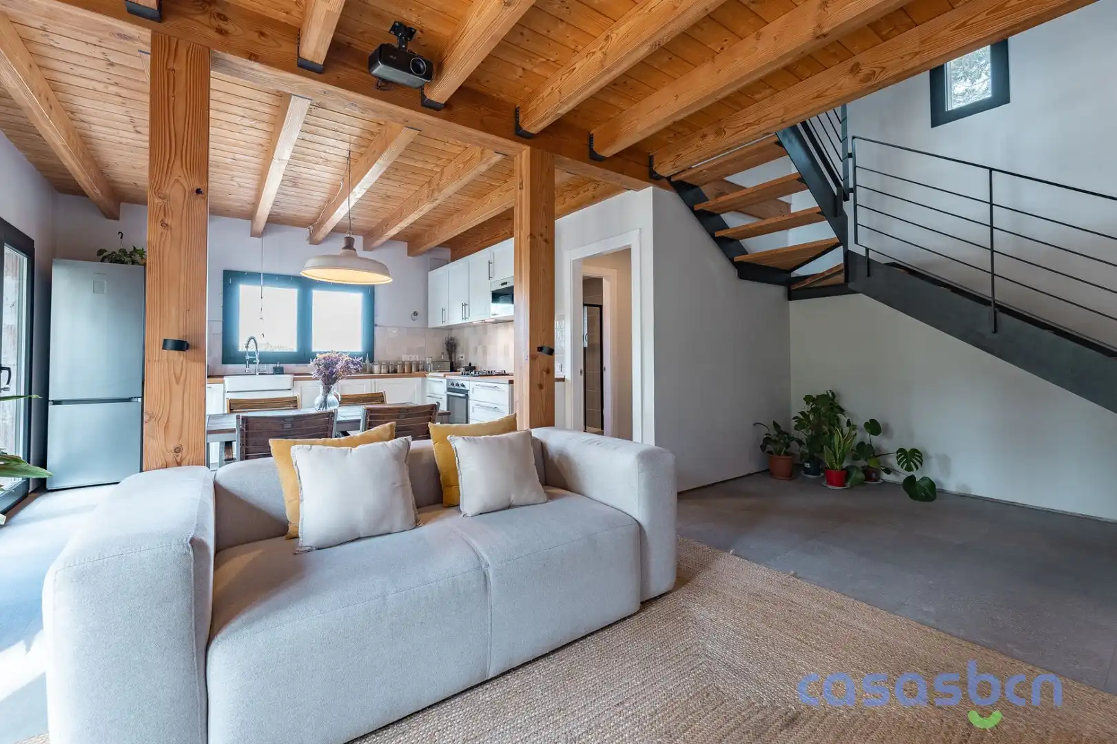 Sala de estar de Casa o chalet en venta en Begues con Jardín privado