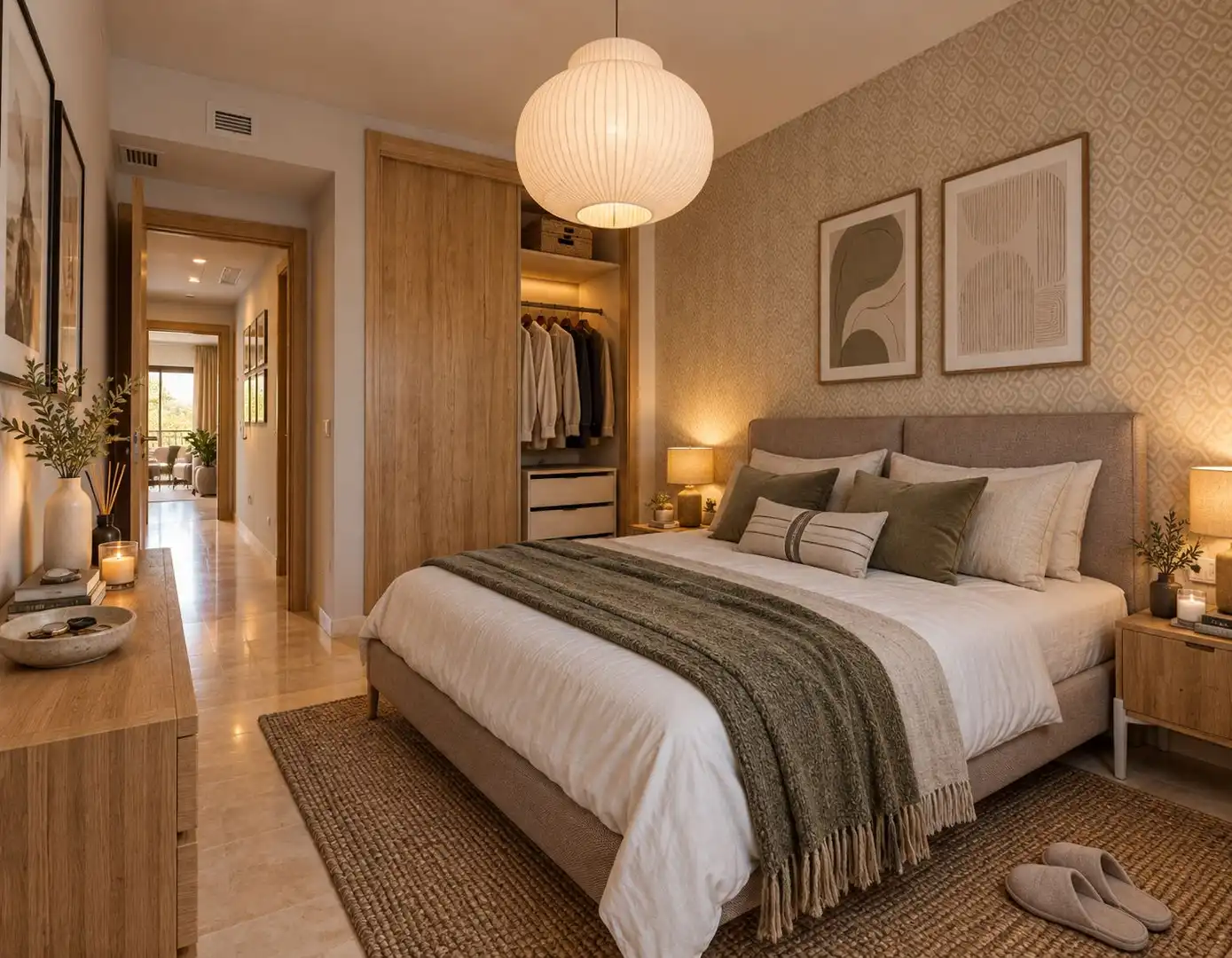 Habitación de Apartamento en venta en Estepona con Aire acondicionado, Internet y Piscina comunitaria
