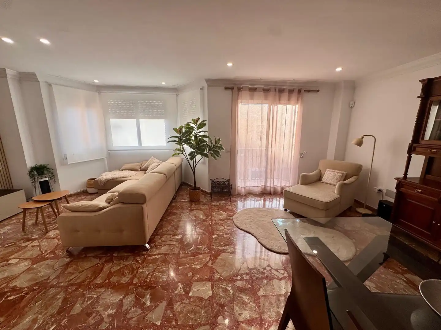 Wohnzimmer von Maisonette zur Miete in Puçol mit Terrasse und Möbliert