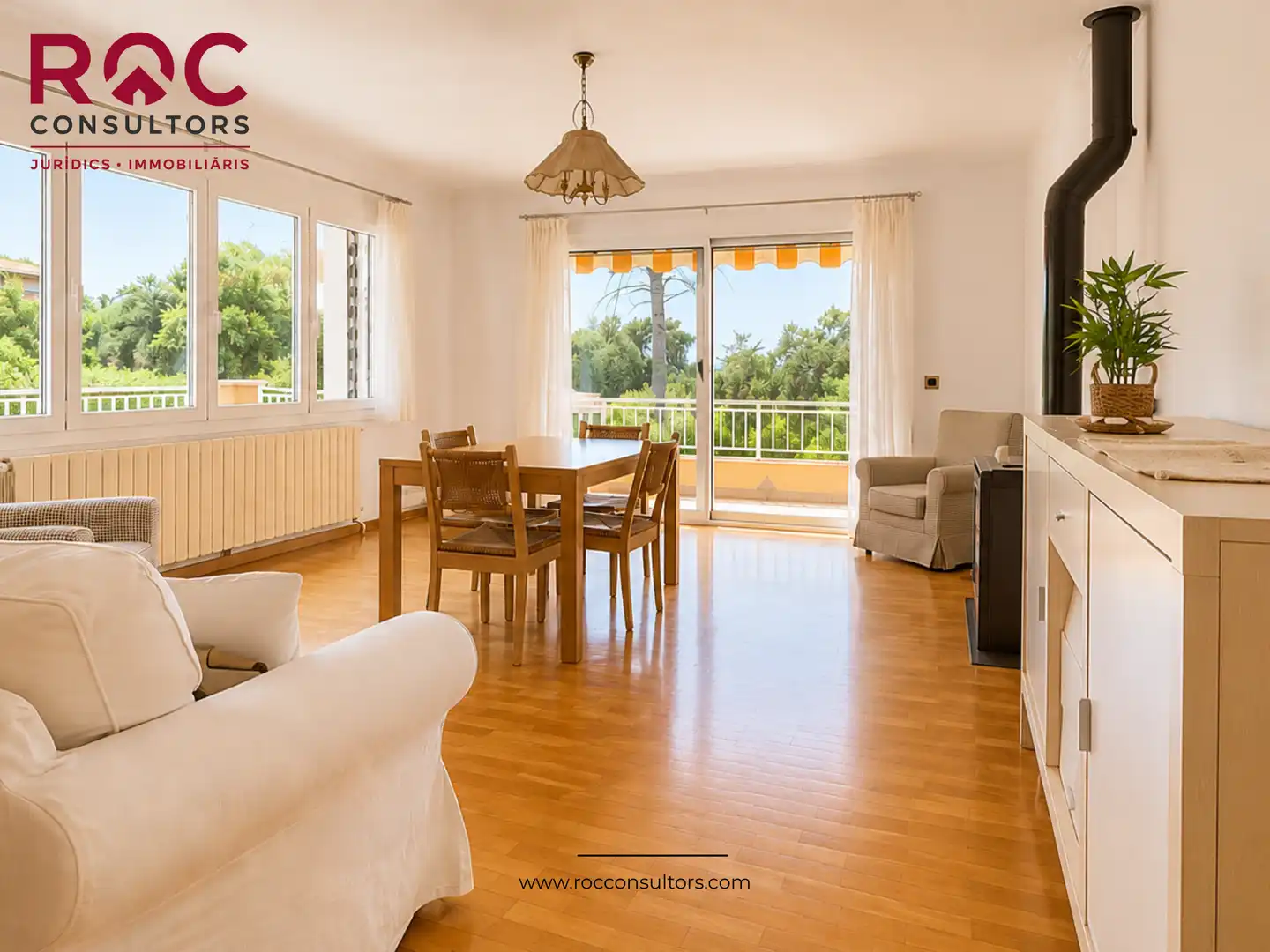 Wohnzimmer von Haus oder Chalet zum Verkauf in Castellnou de Bages mit Heizung und Privatgarten