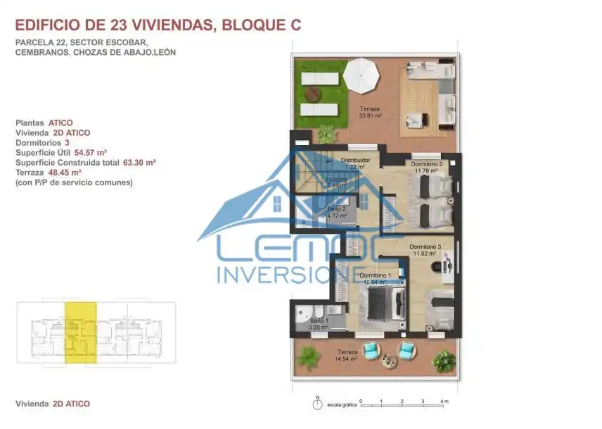 Wohnung zum Verkauf in Calle matias diez alonso, 3, Chozas de Abajo